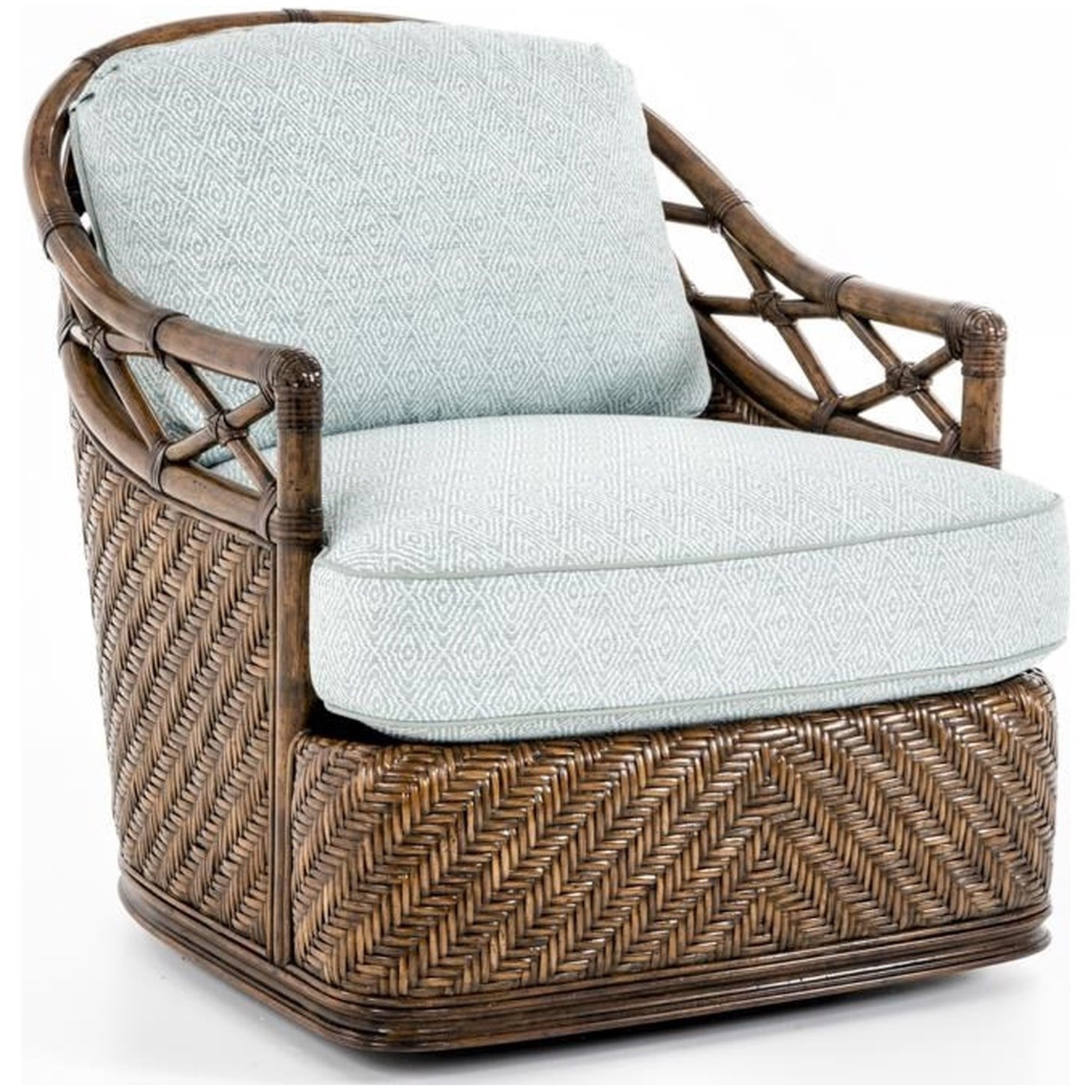 Tommy Bahama Home Bali Hai 140450292 Diamond Cove Swivel Chair with